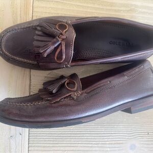 Cole Haan Men's Dark Brown Tassel Loafers size 10.5 D